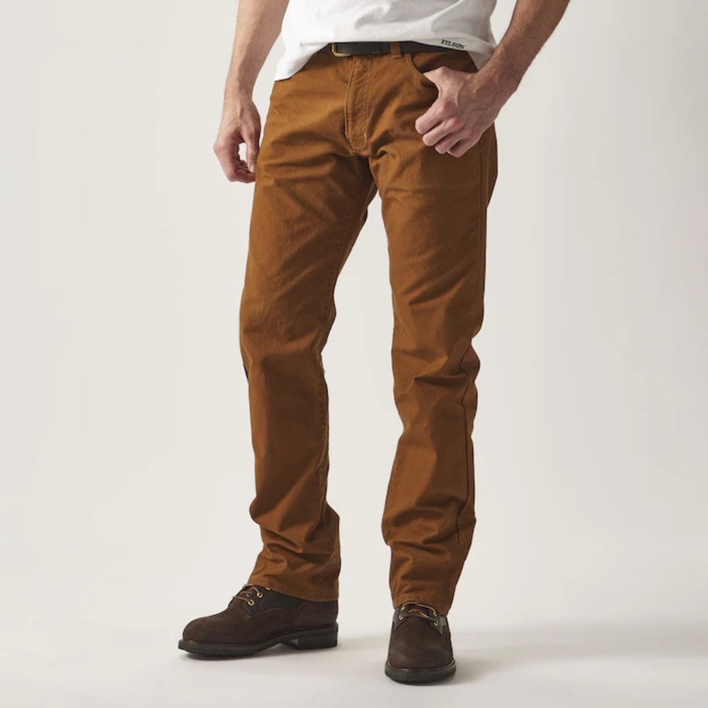 NWT Filson Dry Tin 5-Pocket Pants 34x30 in Whiskey